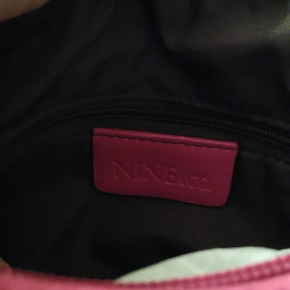 Nine&Co Hot Pink and Silver handbag - Picture 7 of 8